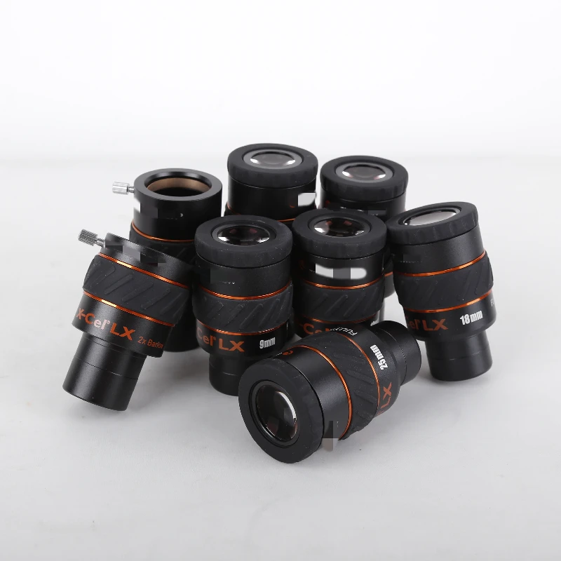 Astronomical Accessory X-CEL LX 2.3mm 5mm 7mm 9mm 12mm 18mm 25mm 1.25 Inches Parfocal Eyepiece 60 Degree Ultra Wide Angle