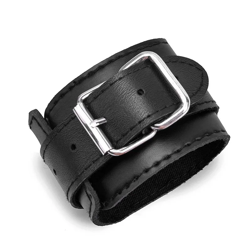 黒調節可能な革手錠大人のおもちゃ女性カップルエスポサス緊縛手 - Women Accessories Combo のレビューと価格