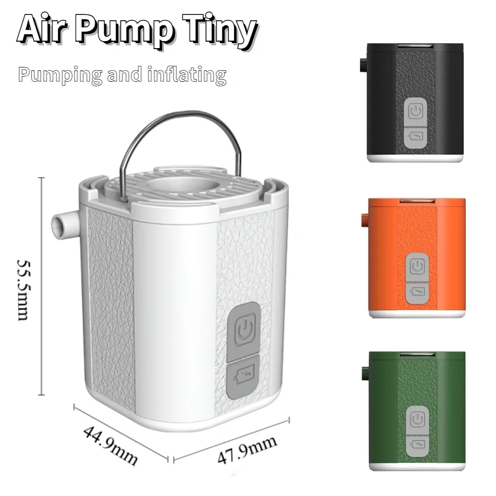 

Electric Pump Tiny Mini Inflation & Deflation Pump for Air Mattresses Swimming Ring Portable Air Pump Outdoor Camping Tools New