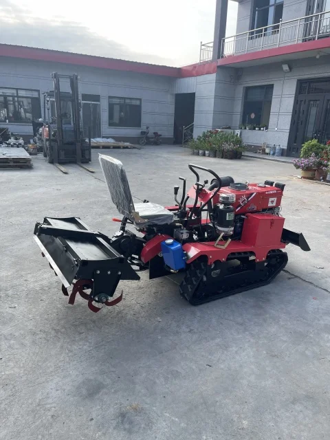 ماكينة زاحفة مطاطية صغيرة مصنوعة من المصنع/4 عجلات لجرار المزرعة لدفيئة البستان