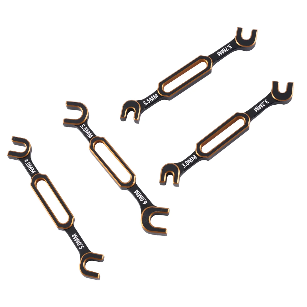 4 Stuks Sleutel 3/3.2/3.5/3.7/4/5/5.5/6Mm Turnbuckle Moer Kogeluiteinde Gezamenlijke Verwijderaar Voor Rc Auto Drone Boot, 1