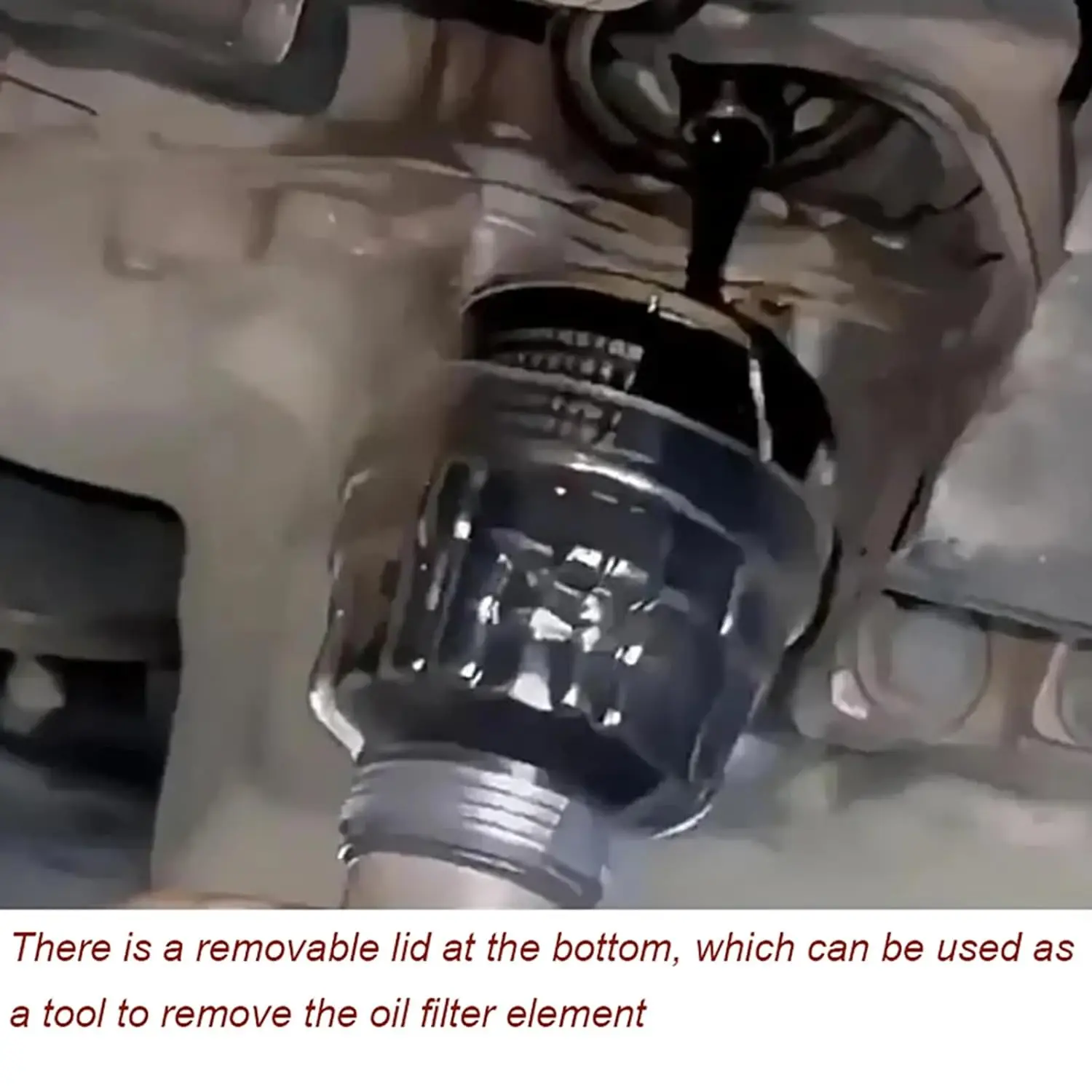 เครื่องมือกําจัดกรองน้ํามันรถยนต์ป้องกันการลวก เครื่องมือกําจัดกรองช่องทางสากล ช่องทางกําจัดตัวกรองน้ํามันรถยนต์ เครื่องมือเปลี่ยนตัวกรองน้ํามันถอดชิ้นส่วน