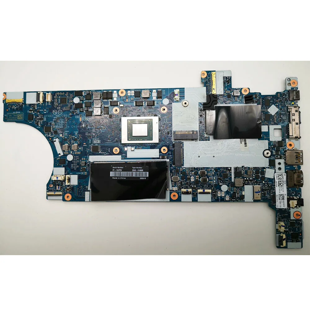 

5B20Z25379 для ноутбука Thinkpad T14 T15 GEN1, материнская плата, встроенный процессор R5 4650U, 16 ГБ ОЗУ