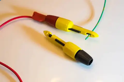 2 Stück Isolierdraht Piercing Punktionssonde mit 2 mm/4 mm Sockel Testhakenclip, Kfz-Autoreparatur-Testsonde – Detail 2