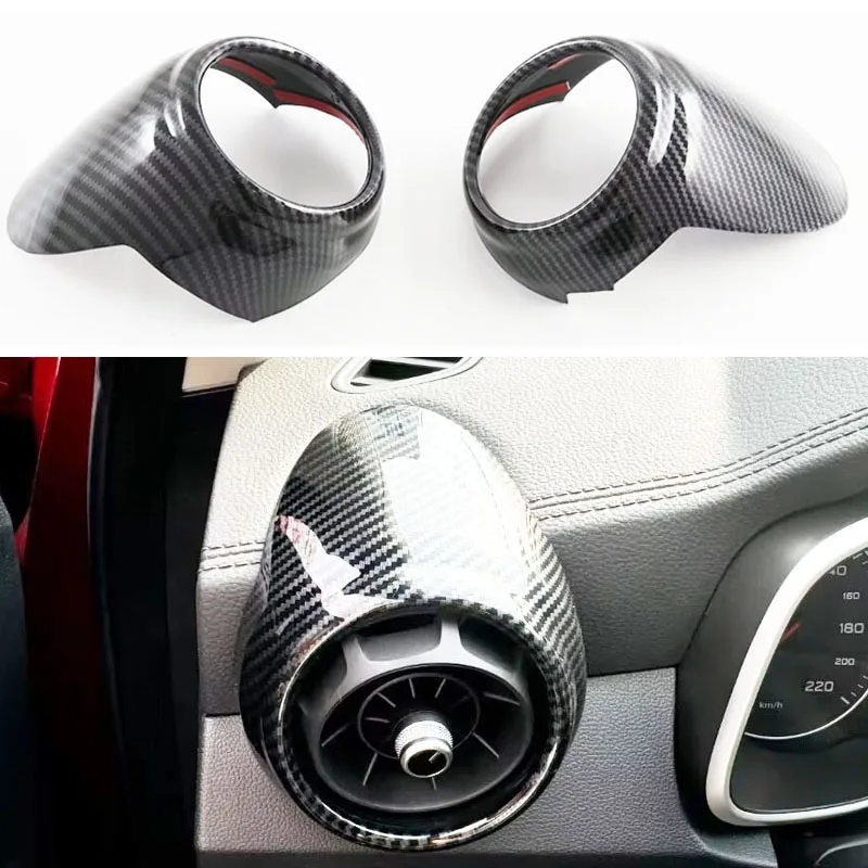 

ABS хромированный автомобильный передний кондиционер A/C Выходная вентиляционная Крышка для MG ZS 2017-2024