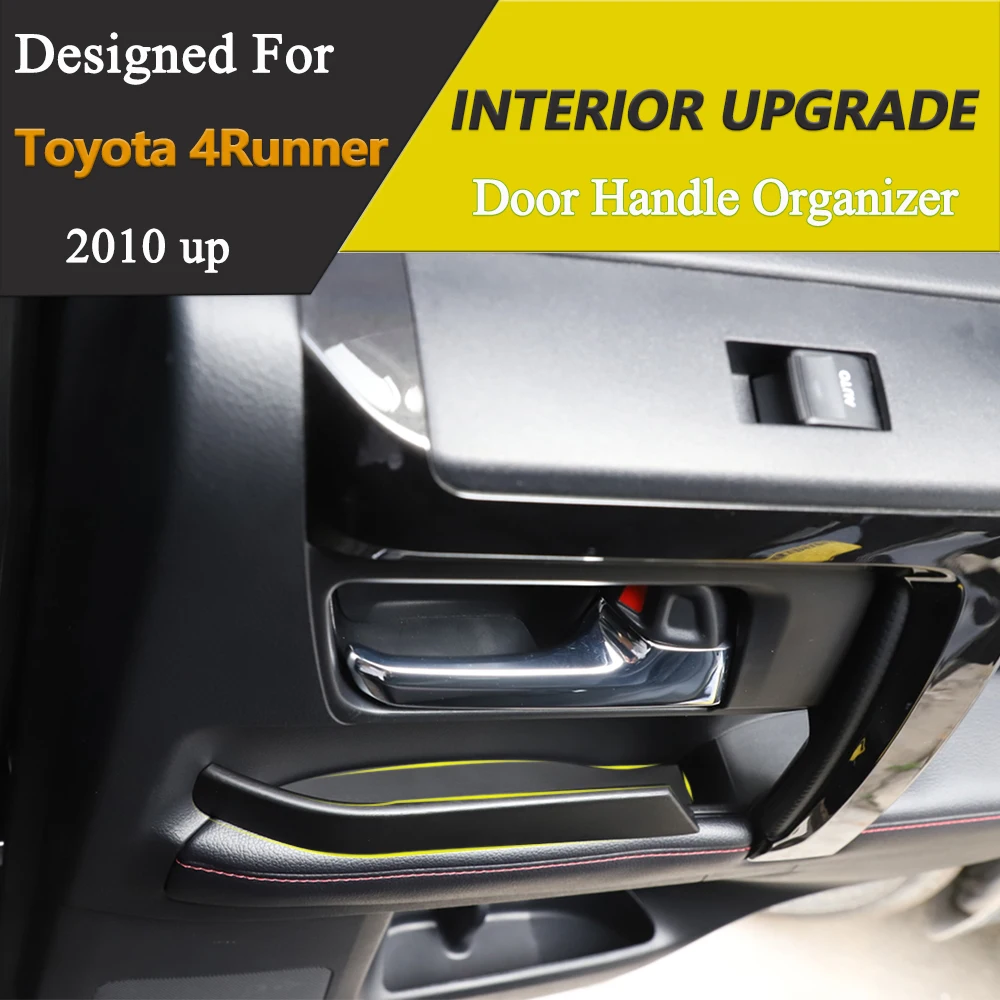Car Door Armrest Handle Storage Box Organizer Tray for Toyota 4Runner 2010-2024 Inner Car Container Interior Accessories