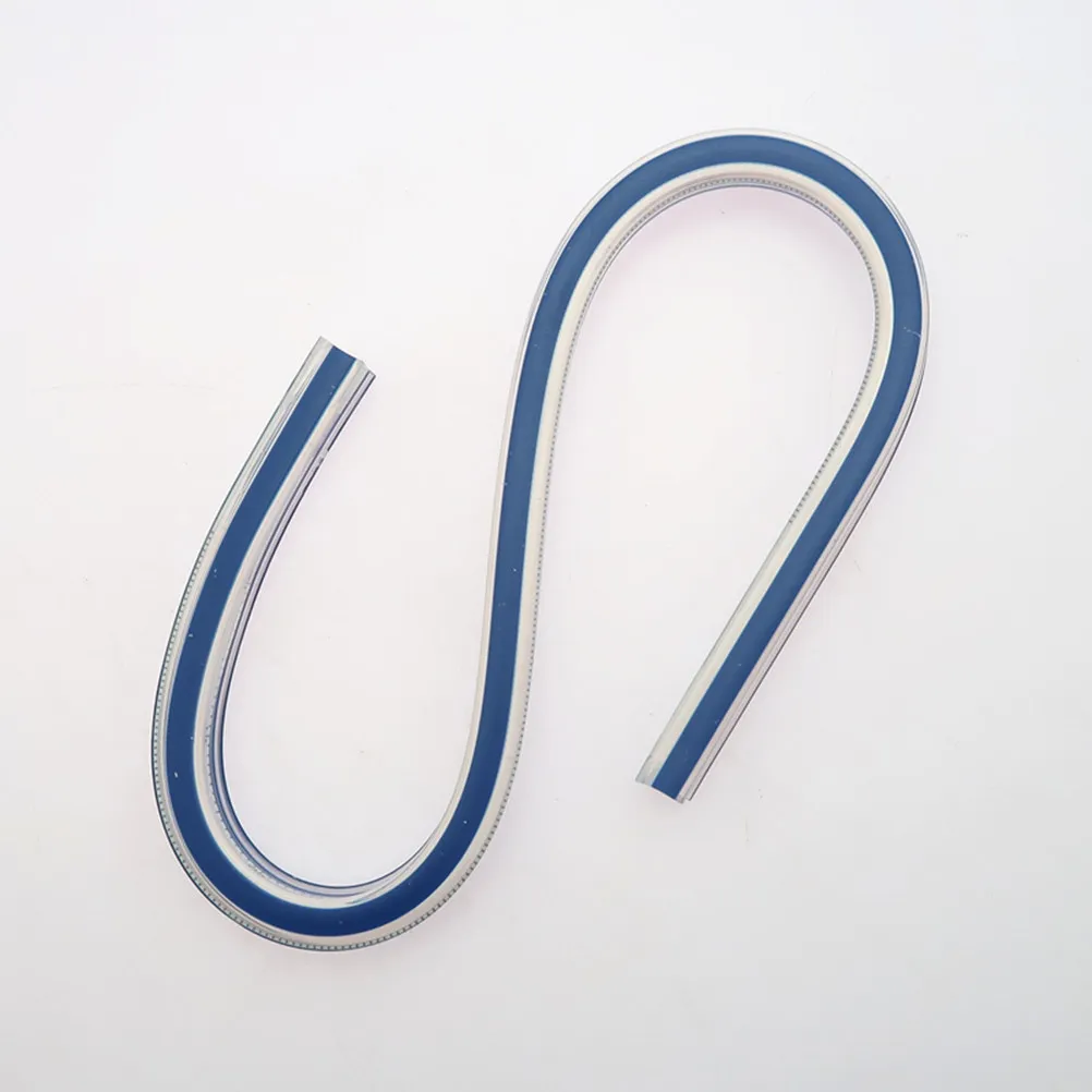 

Гибкая пластиковая рулетка-линейка 60 см с высокоточным металлическим сердечником, гибкий чертежный инструмент для инженерных измерений