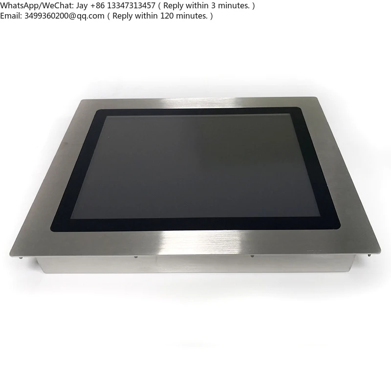 

15 Inch Embedded Mounting True Flat Panel Industrial Pc Stainless Steel Resistive Touch Screen Pc