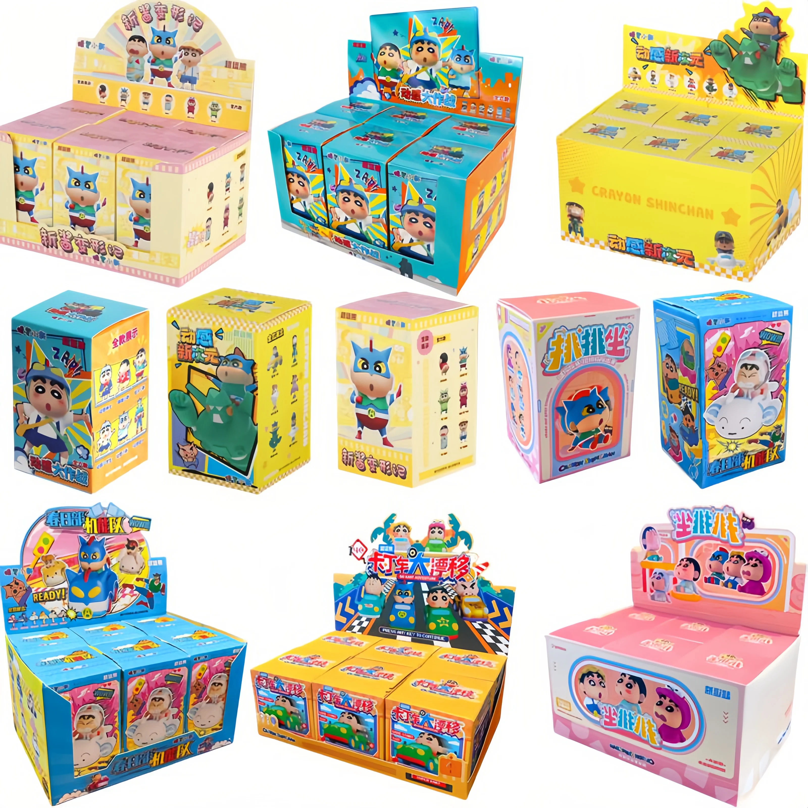

Новый кавайный карандаш Шин Чан, динамическая боевая игра, модная слепая коробка, украшение для автомобиля с героями мультфильмов, аксессуары для рабочего стола, маленькие подарки на день рождения