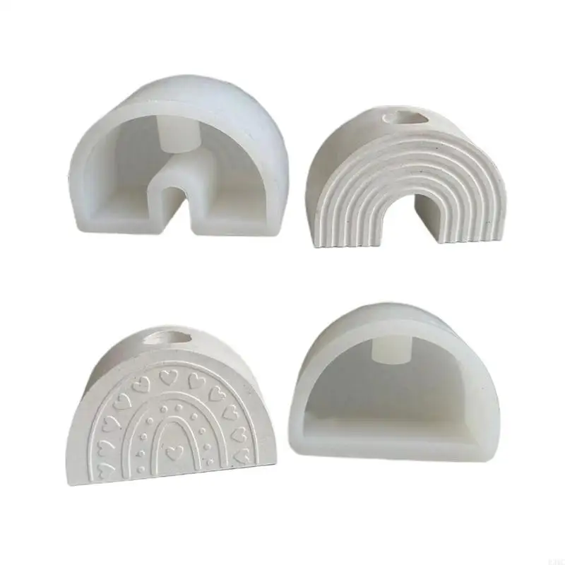 

R3MC Rainbow/Bridge Shaped Silicone Crafts Moulds Hand-Making Soap Mold DIY Mould Chocolate Mould Soap Making Molds