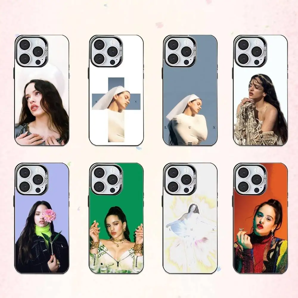 

Singer Divina Rosalia Lux Phone Case For iPhone17,16,15,14,13,12,11 Plus,Pro Max Colored Silver Plated Inside Cover