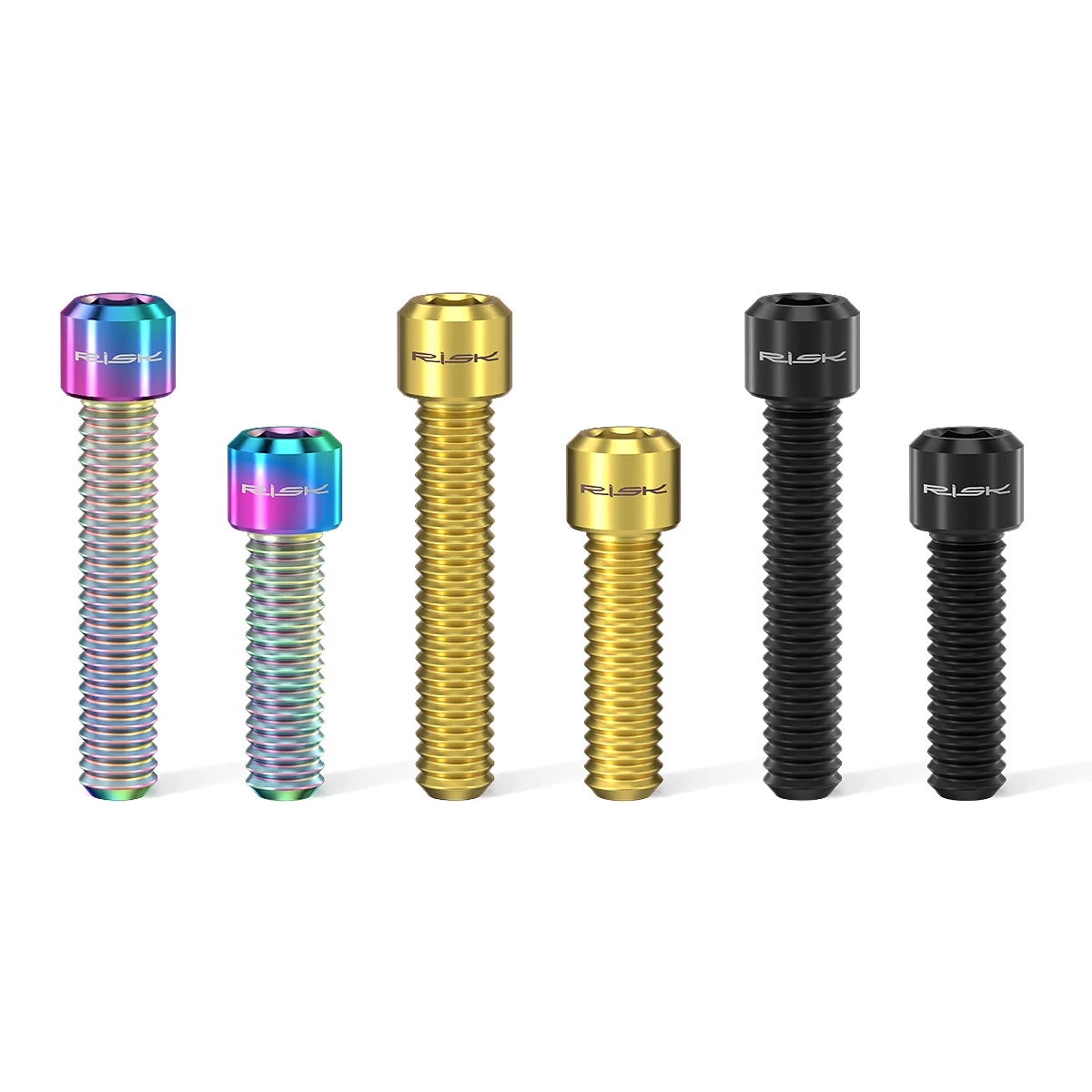 AliExpress RISK Risk M4*13.5mm M4x20mm Bicycle Derailleur Adjust Screws TC4 Titanium Alloy Bolts for MTB Mountain Bike Front & Rear Gearbox