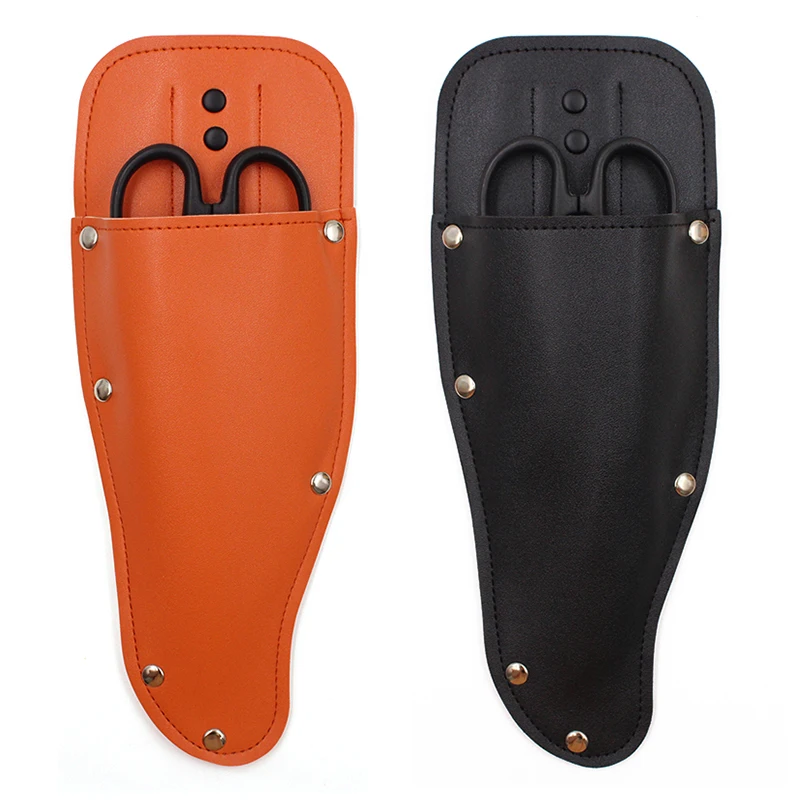 Garden Pruner Sheath Garden Pruner Protective Case PU Leather Holster Protective Cover Scabbard for Gardening Tools Plier Scisso