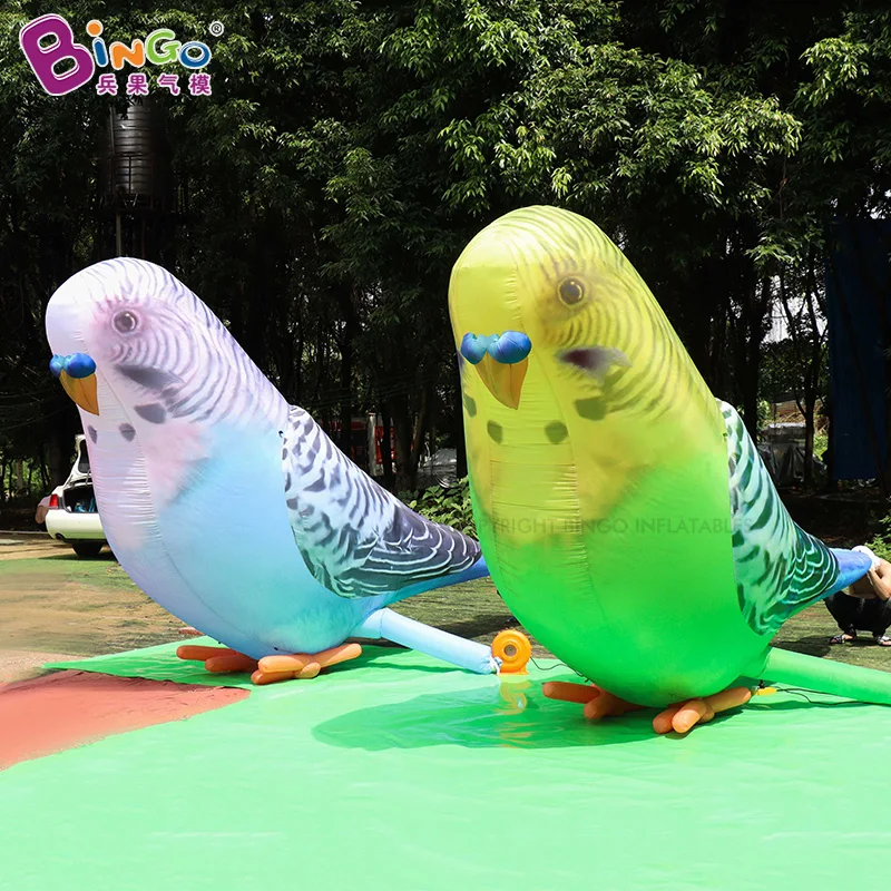 

Надувной зеленый, синий попугай высотой 9,8 фута, украшение в виде животных на продажу-игрушки