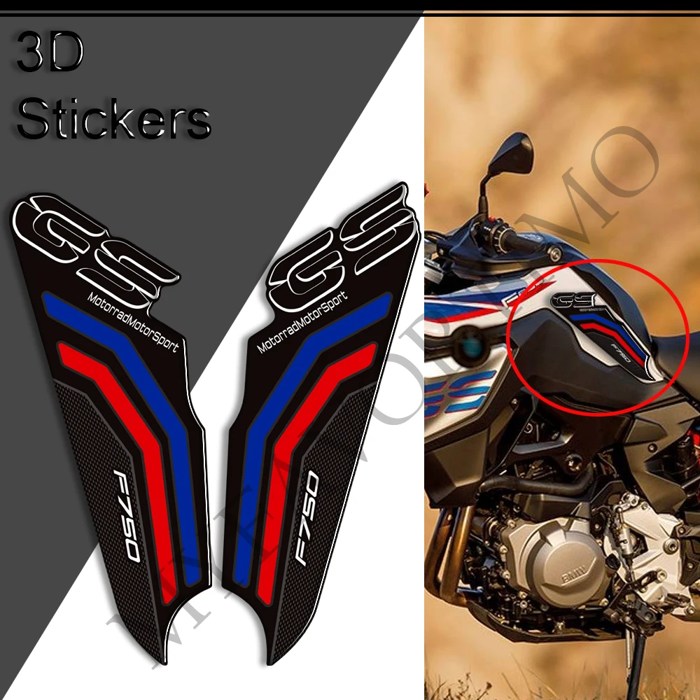 

2019 2020 2021 2022 2023 Stickers Decals Protection Tank Pad Grips Gas Fuel Oil Kit Knee Adventure For BMW F750GS F750 F 750 GS