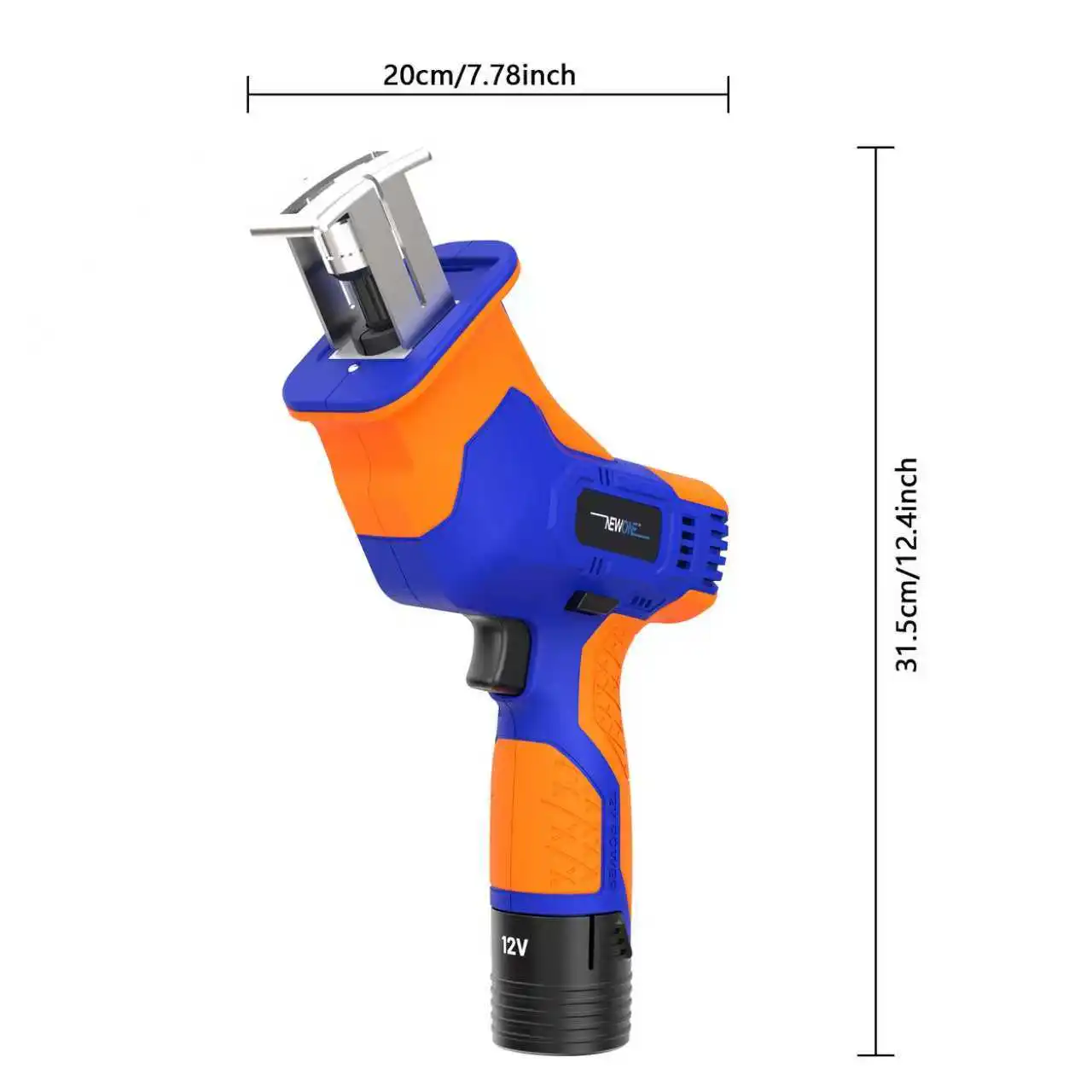 NEWONE 12V Reciprocating Saw Electric Handheld Knife Saw Household Small Outdoor Cutting For Wood Plastic Cutting Power Tools