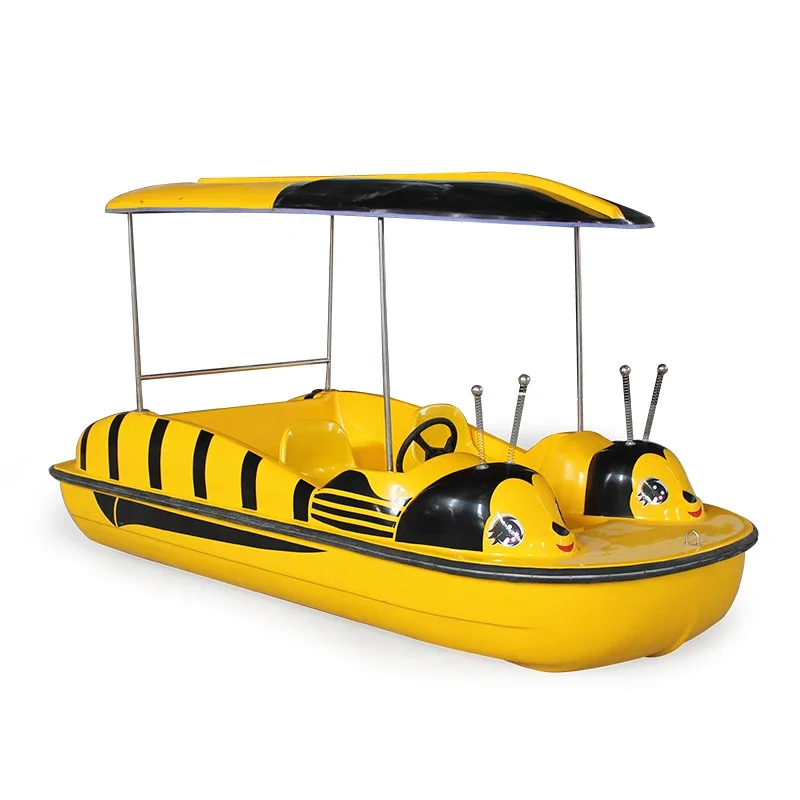 

pedal 2023 new electric park cruise scenic spot electric sightseeing self-draining battery water amusement boat