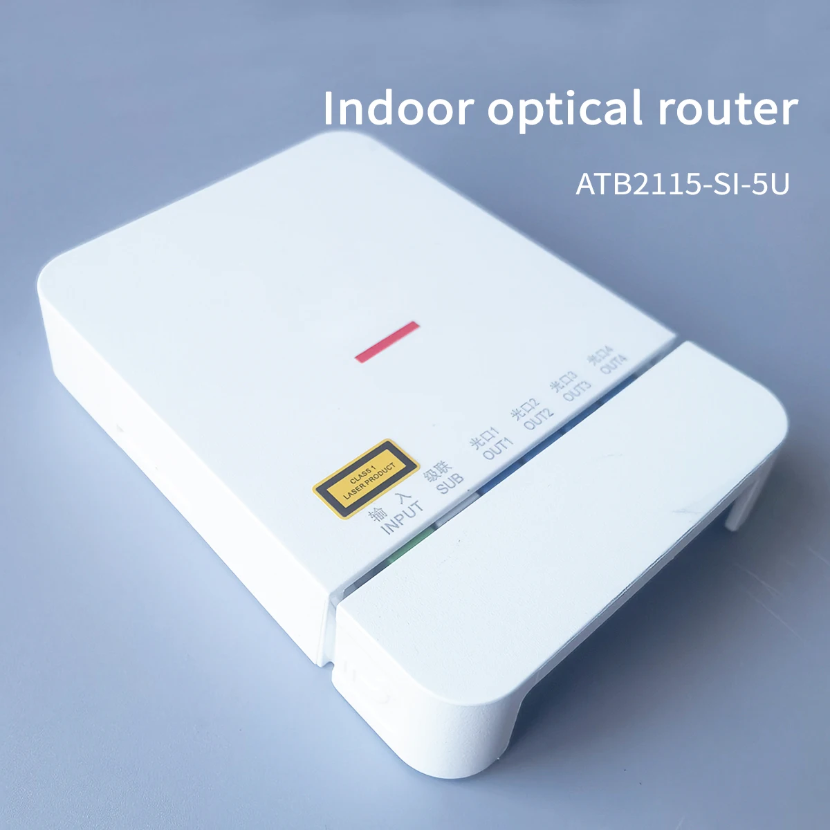 

ATB2115-SI-5U Indoor Optical Router 1/4 Optical Fiber Terminal Box Panel Splitter Fibre Optic Panel Box