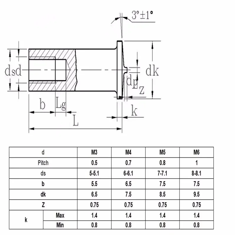 100pcs M3 M4 M5 M6 Carbon Steel Copper Plated Welding Stud Standoff Screws Soldering Pin Thread Connector
