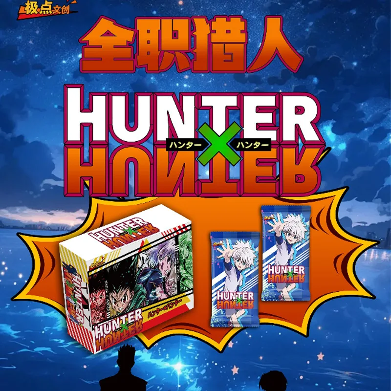 HUNTER×HUNTER Card Popular Anime Peripherals Card Cyberpunk Youth Campus Card Collection Card Boy Toy Gift