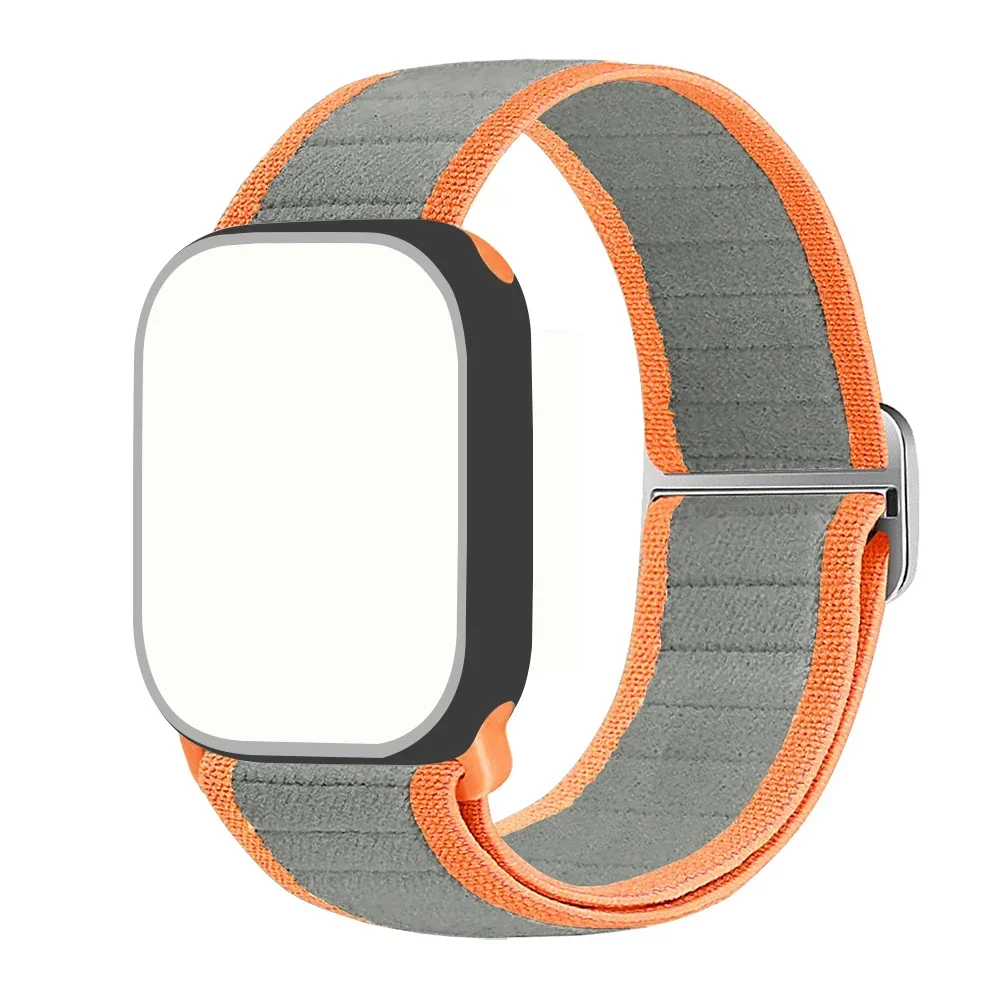 Correa de nailon para Apple watch Ultra 2, banda de 46mm, 49mm, 44mm, 40mm, 45mm, 41mm, 42mm, pulsera elástica para iWatch 10, 9, 7, 8, se, 5, 6, accesorios