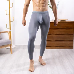 Sexy Mens Stretchy Elephant Nose Underpants Moisture-wicking Sports Leggings Elastic Waistband Pants for Gym Fitness Yoga