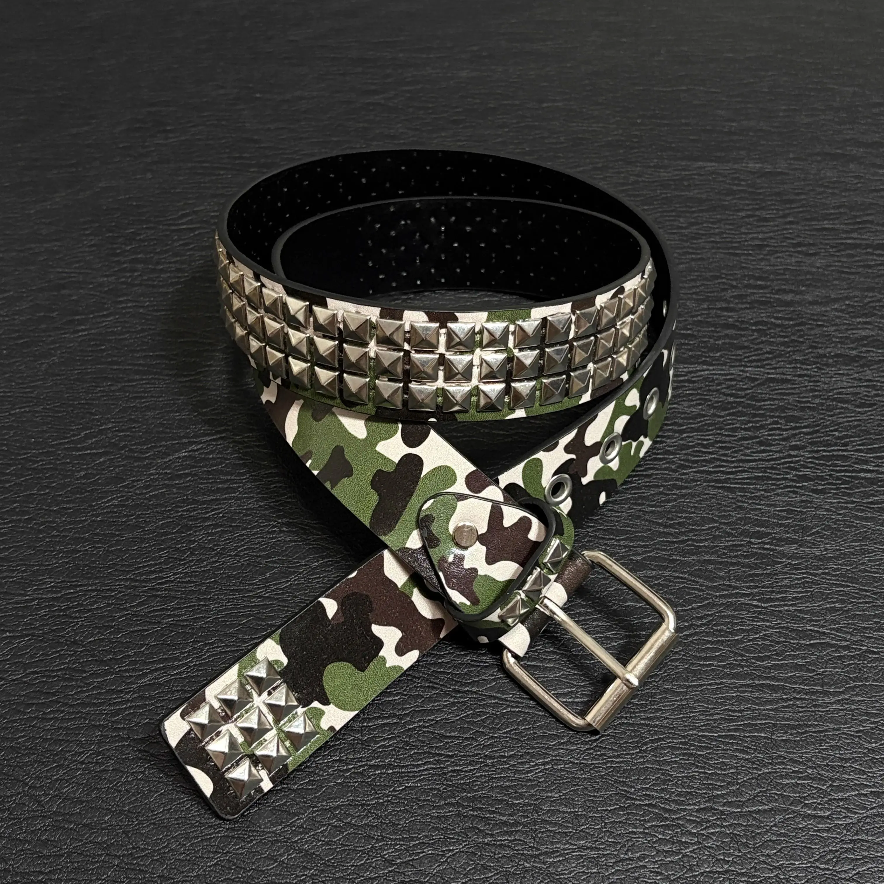 

Мужской и женский винтажный корсет из искусственной кожи с заклепками, камуфляжный корсет в стиле панк, женское пальто с поясом, платье с поясом, широкий пояс J1794