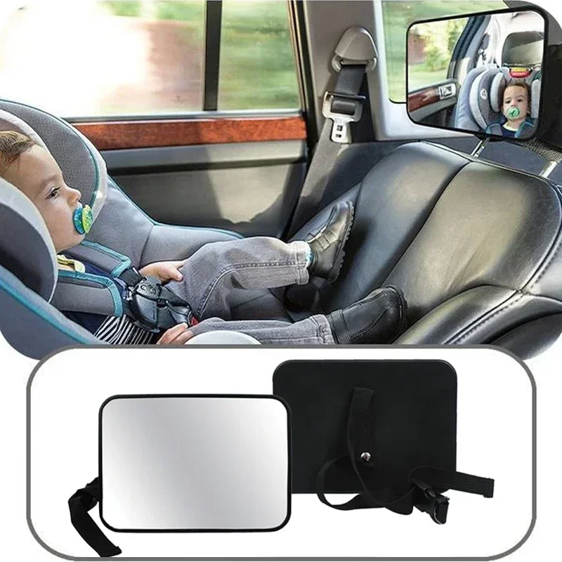 Espelho retrovisor do carro espelhos do bebê para segurança interior espelho universal assento de carro encosto de cabeça espelho monitor criança segurança do bebê condução