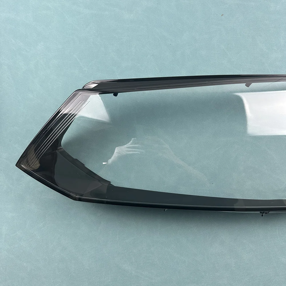 Cubierta de faro delantero de coche, pantalla de lámpara, carcasa de lente de cristal para Volkswagen VW Touareg 2011-2014