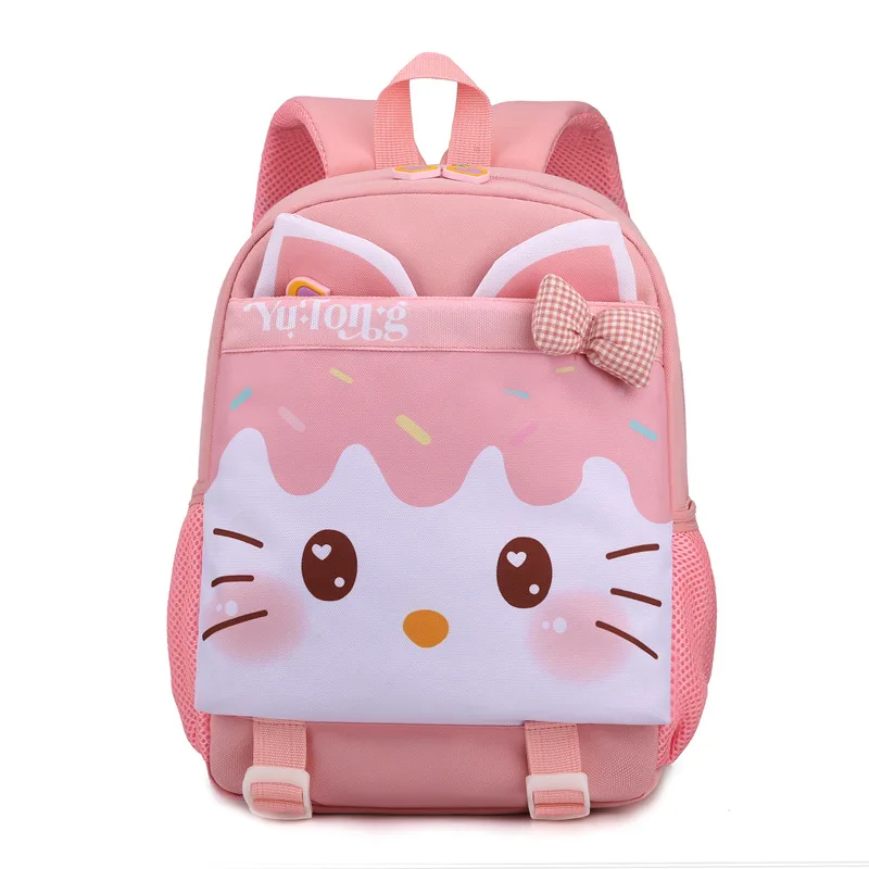 2023 New Kindergarten School Bags For Boys and Girls Cute Cartoon Ultra-Light Anti-Lost School Backpack