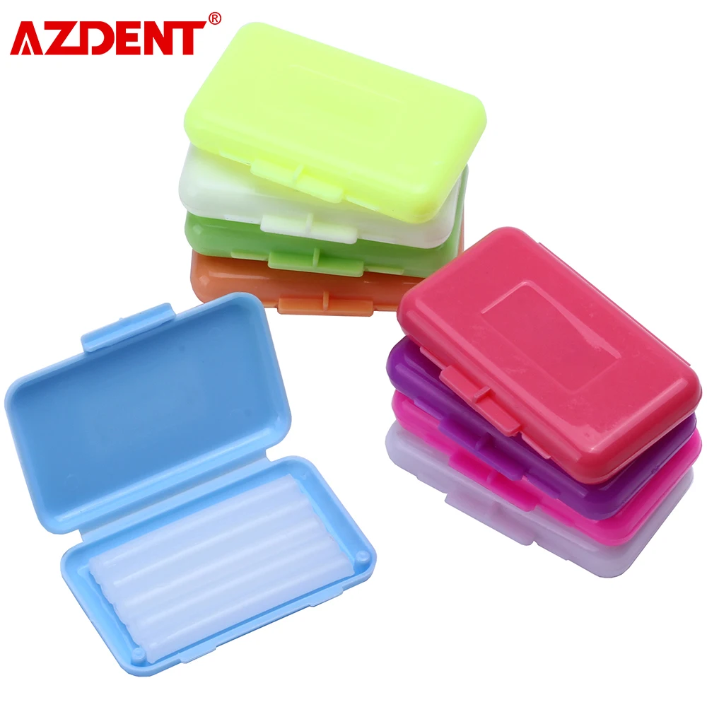 AZDENT 10 Boxes/Pack Dental Orthodontic Wax Protection Wax Relief Wax Sticks For Braces Teeth Whitening Oral Hygiene Tool