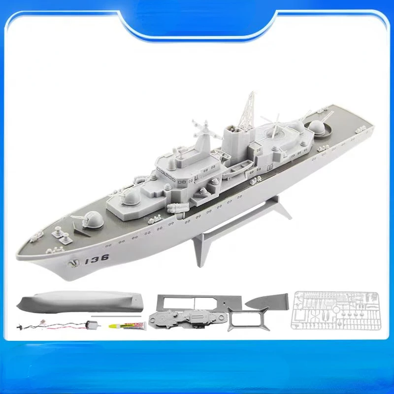 New DIY puzzle electric simulation yacht model toy science education RC ship model student competition equipment Multiple styles