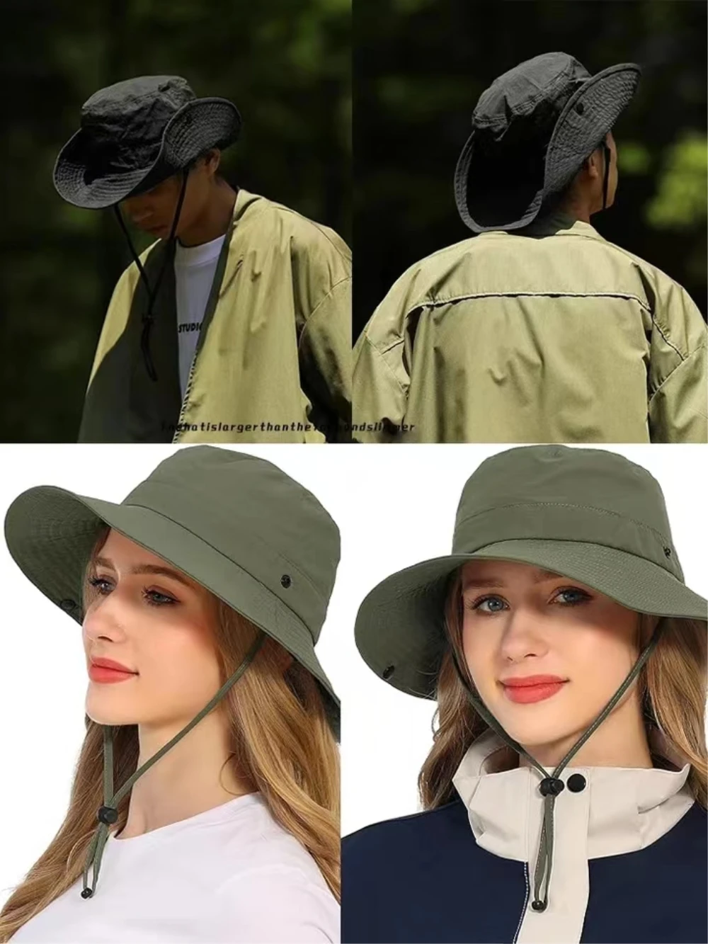 Plus Size Bucket Hat Men Women Summer Sun Protection Sun Hat Outdoor Waterproof Big Size XL Breathable Fisherman Hat Panama Bob