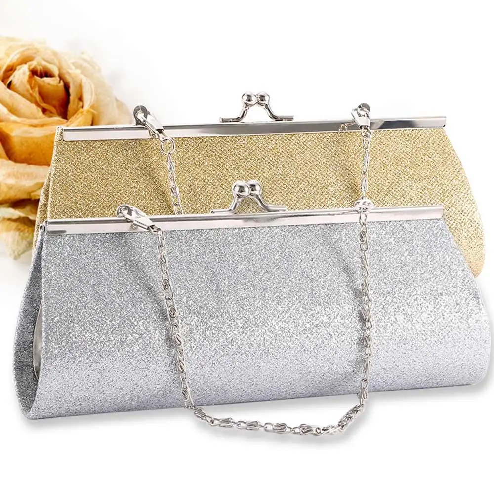 Banquet with The Chain Party Glitter Purse Wedding Shoulder Bag Evening Bag Clutch Purse Handbag