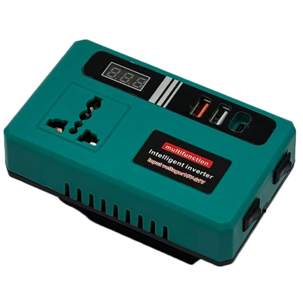 

Инверторный адаптер аккумулятора DC18V на AC220V для Dayi для A3/2106, аккумулятор с подсветкой, инвертор аккумулятора со светодиодной подсветкой и переключателем