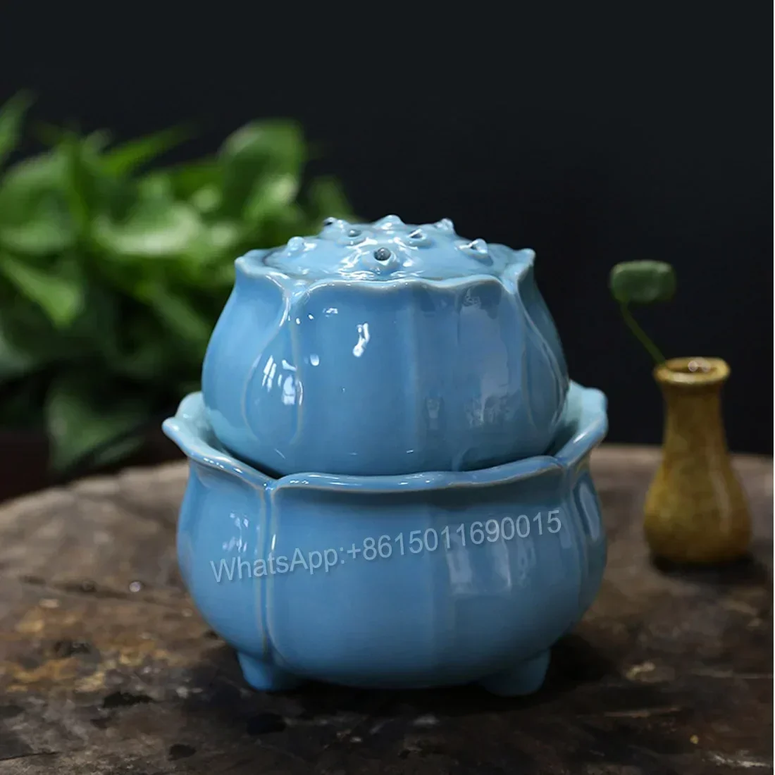 Table top ceramics fortune fountain water ornaments living room small feng shui wheel zen office humidifier creative gifts