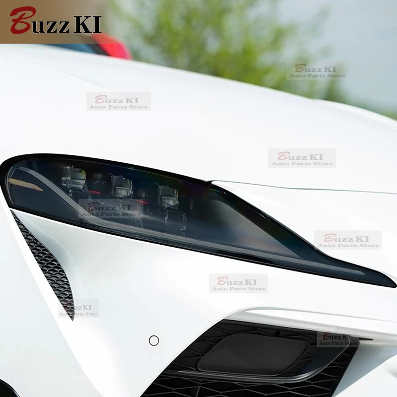 

Car Headlight Protective Film Smoked Black TPU Sticker For Toyota RAV4 Corolla Camry Supra 86 Avalon Land Cruiser Prado Highland