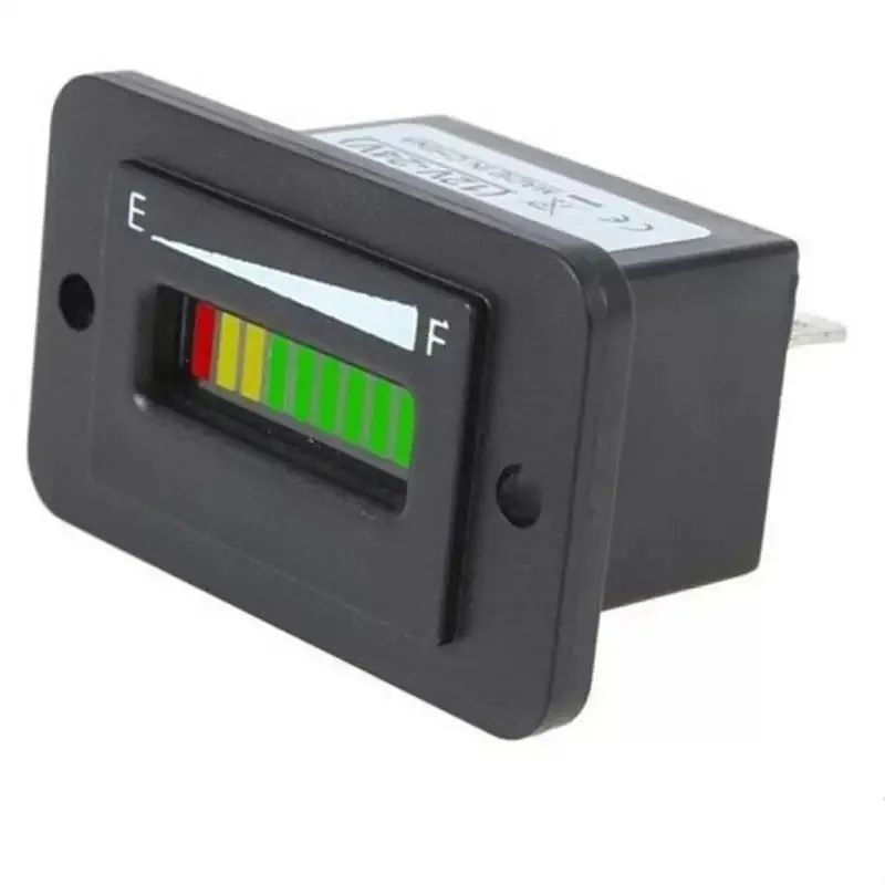 12V/24V/36V/48V Battery Voltage and Capacity Test Table, 10 segments, universal for electric bikes