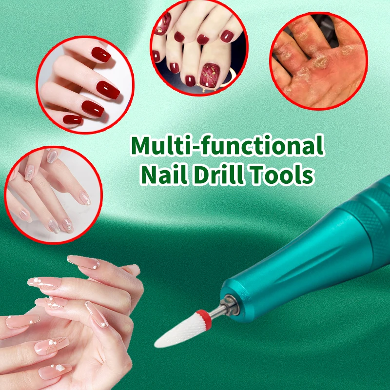 DDQ Electric Nail Drill 35000RPM Professional Electric Nail File Kit for Acrylic Gel Nails Manicure Pedicure Home Use