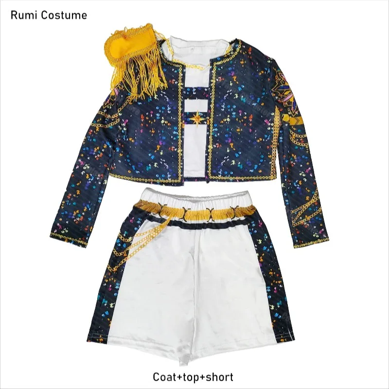 

2025 NEW K-Pop Demon Hunters Zoey Rumi Mira Costume Dress Virtual Idol Movie Cosplay for Girls Halloween Carniva Costume