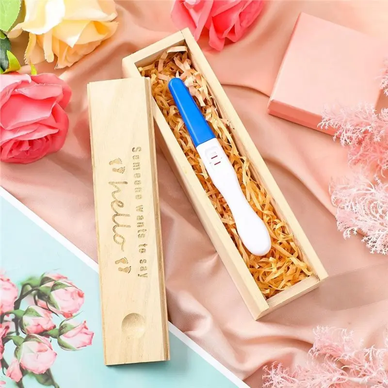 Pregnancy Test Keepsake Box Surprise Pregnancy Announcement Box