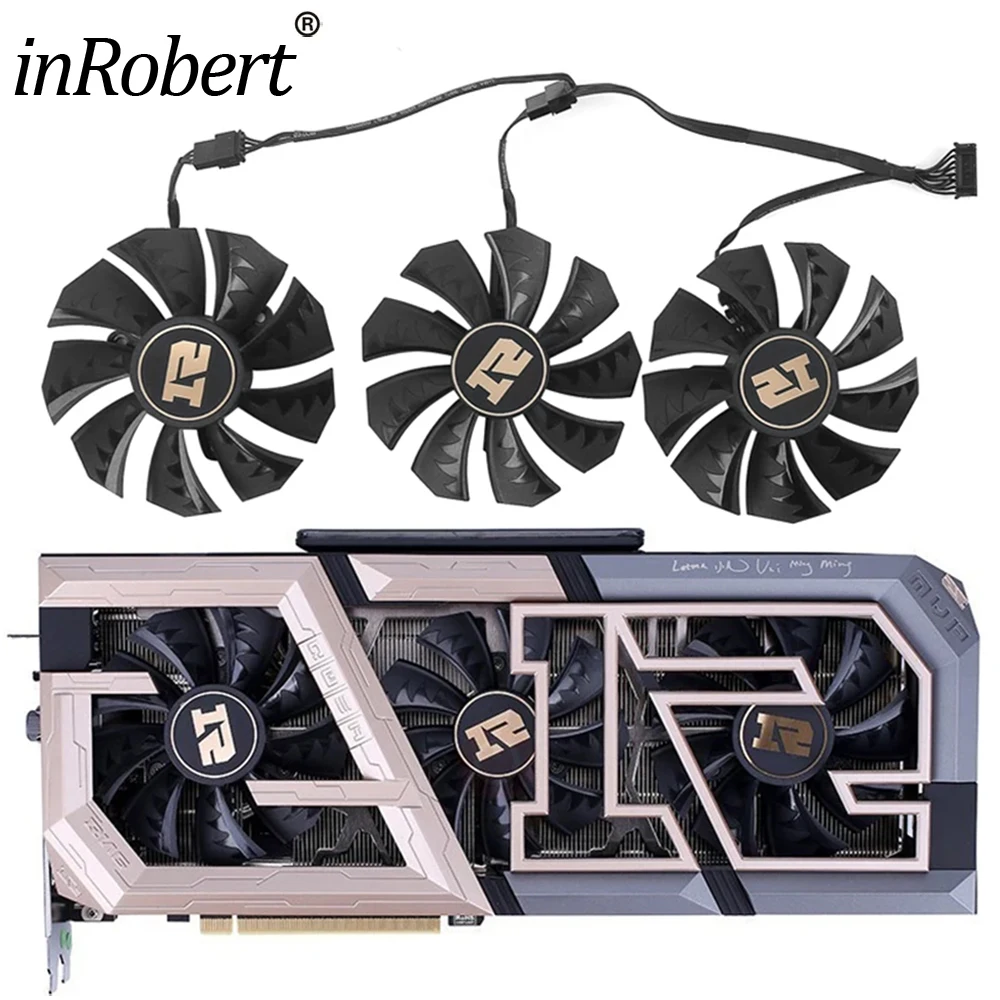 85MM 8Pin Cooler Fan Replacement For COLORFUL iGame GeForce RTX 2060 2070 2080 SUPER 2080Ti  Vulcan OC-V Graphics Video Card Fan