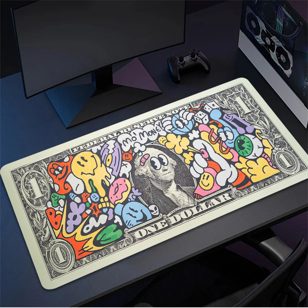 Коврик для доллара на столе, коврики для компьютерной мыши, игровые аксессуары для ПК, коврик для клавиатуры, геймерский шкаф, настольный коврик, коврик для мыши, коврик для мыши, настольные коврики