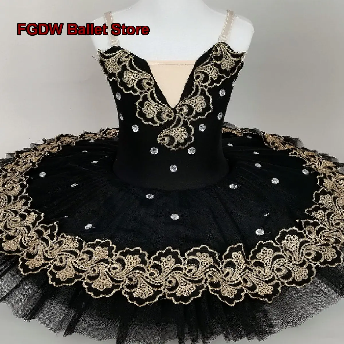 Black Tutu Skirt Sleeping Beauty Skirt Professional Performance Institutional Stage Costume