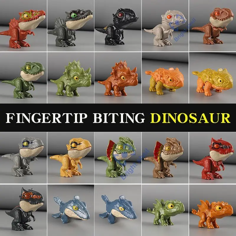 Finger-biting Dinosaurs Movable Joints Funny Dino Creative Tricky Simulation Dinosaur Model Toys Children's Educational Toys
