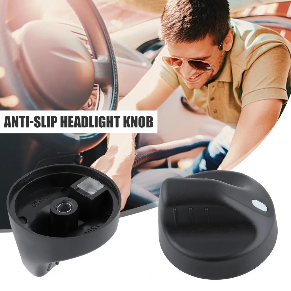 Perilla Antideslizante para Faros Delanteros, Perilla de Control de Luces para Ford Ranger 4x4, Reemplazo de la Perilla de Control de Luces del Tablero, Agarre Antideslizante