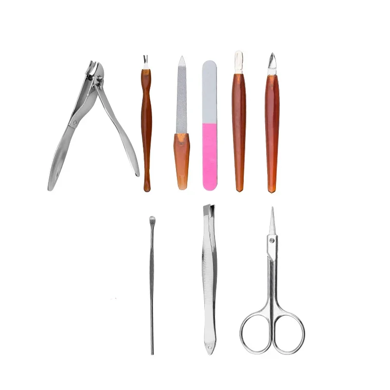 18 Stks/set Nagelknipper Manicure Gereedschapset Draagbare Hygiëne Clipper Schoonheidskit Voetverzorging Nagelsnijgereedschap Voor Nail Art Salon