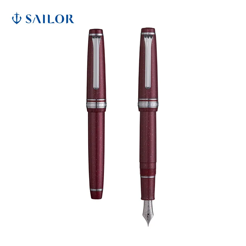 

【Подарок】Ручка-фонтан SAILOR 8917, цвет розовое золото, специальная парная ручка «Звездное небо», наконечник из 14-каратного золота, серебро