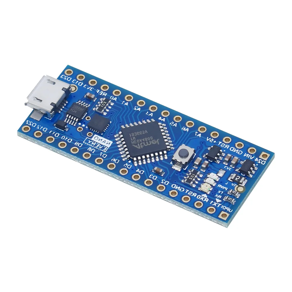 Imagem -04 - Controlador Nano Thinary Compatível para Arduino Atmega328 Atualizado Ch340 Updi Downloader Cada Atmega4808 Nova Chegada