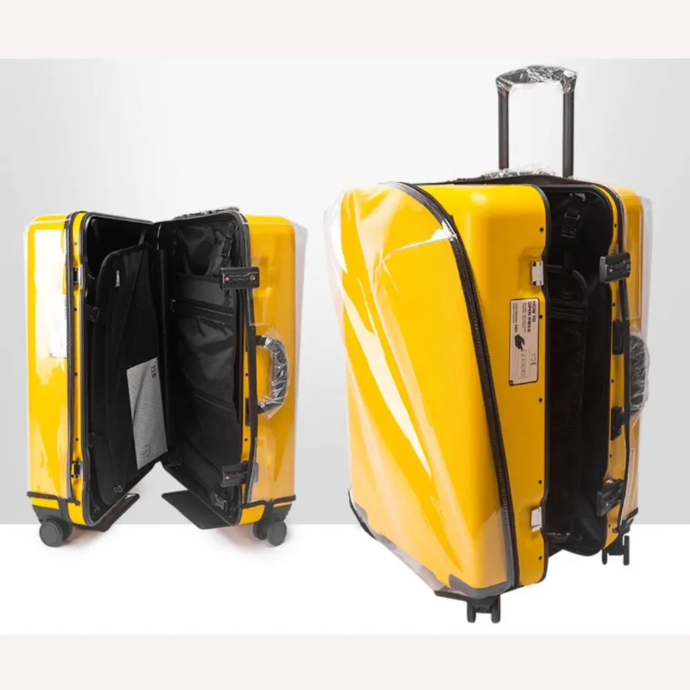 PVC Transparent Suitcase Cover No Disassembly Required Wear-resistant Dustproof Luggage Cover Waterproof Travel Accessories